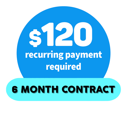 Membership: Month to Month (6-Month Contract)