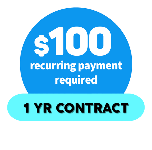 Membership: Month to Month (1-Year Contract)