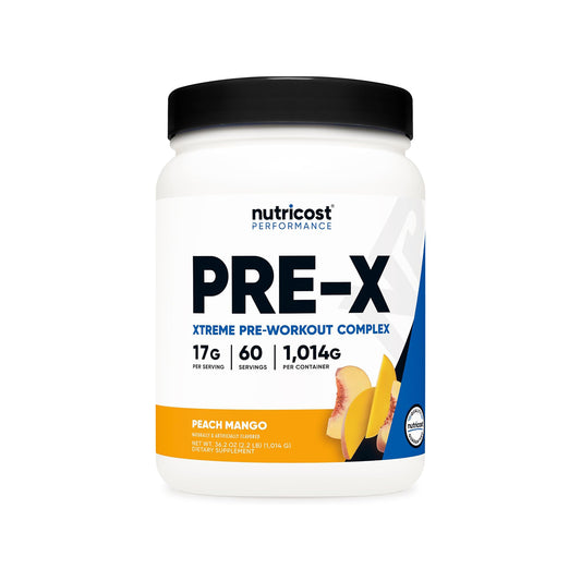 Nutricost Pre-X, Xtreme PreWorkout Complex (Peach Mango)